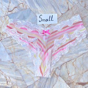Cheeky VS Very Sexy Stripe Panty Small